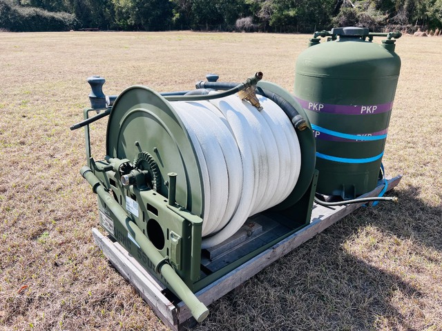 Fire Hose Reel w/ Suppression Tank
