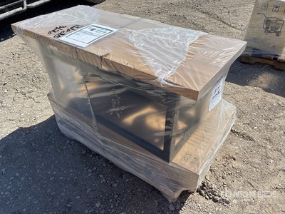 Quantity of (2) 55 in. Adjustable Height Propane Fire Pit Table w/ Lid