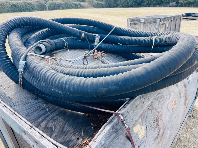 Quantity of (2) 2.5 in x 100 ft Rigid Fuel/Water Suction Hose (Unused)