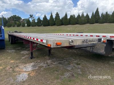 2000 Transcraft 48 ft T/A Spread Axle Pritsche Anhänger