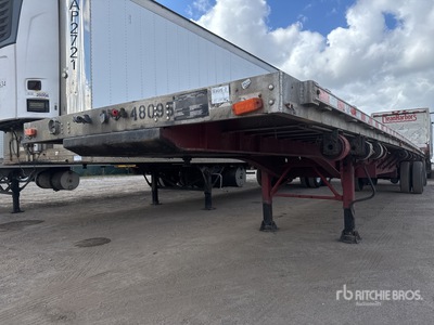 2000 Transcraft 48 ft T/A フラットベッドトレーラー