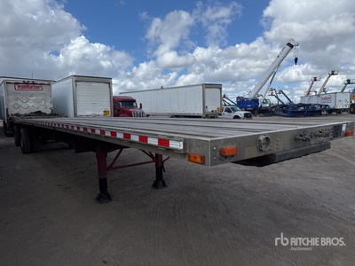2000 Transcraft 48 ft T/A Spread Axle Flatbed Trailer