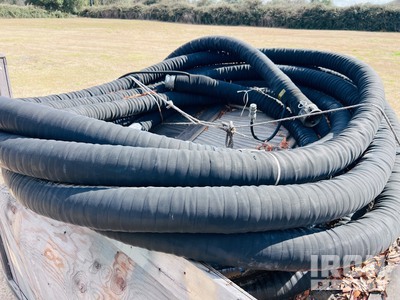 Quantity of (2) 2.5 in x 100 ft Rigid Fuel/Water Suction Hose Divers  (Unused)