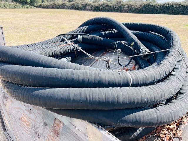 Quantity of (2) 2.5 in x 100 ft Rigid Fuel/Water Suction Hose (Unused)