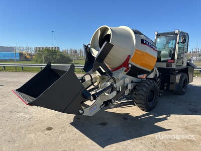 2026 HJ POWER XY-1.8 4x4 1.8 m3 Self Loading Concrete Mixer All Terrain Mixer (Unused)