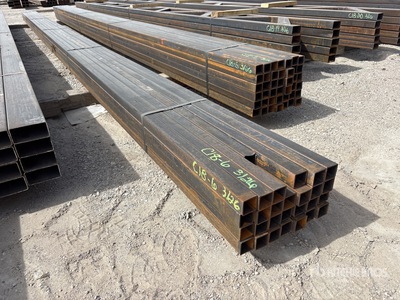 Quantity of (28) 1 1/2 in x 1 1/2 in x 23 ft 6 in Square Tubing