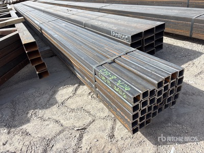 Quantity of (35) 1 1/2 in x 1 1/2 in x 24 ft Square Tubing