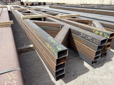 Quantity of (5) 18 in x 20 ft Steel Trusses (Unused)