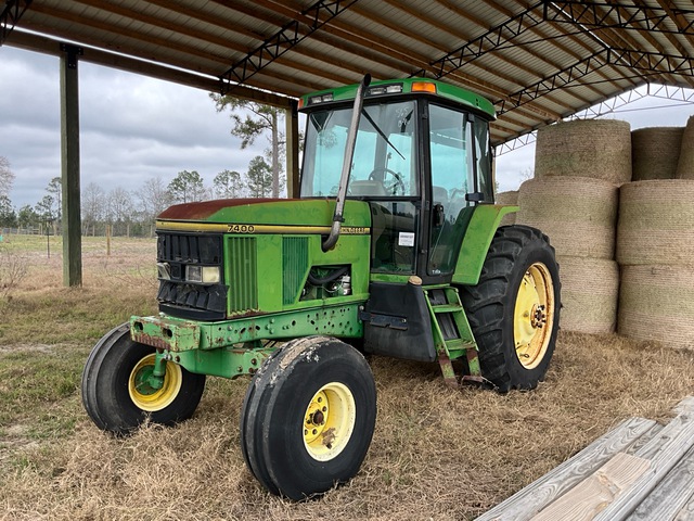 1996 John Deere 7400 2WD Tractor (Inoperable)