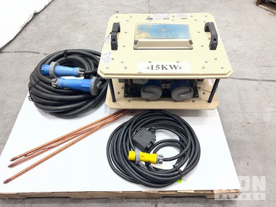 LEX DB60 15KW Power Distribution Spider Box & Cords