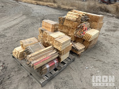 Quantity of (2) Pallets of Wooden Stakes