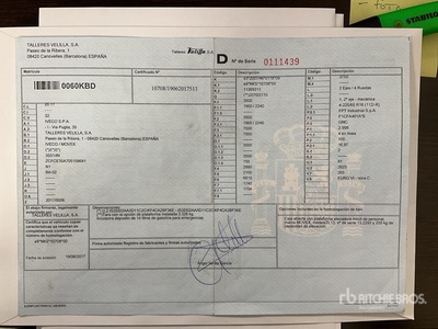 2017 Iveco 35S14N Fourgon cargo