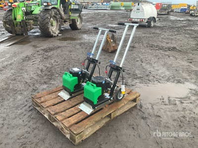 Quantity of (2) Leeson Electric Walk-Behind Floor Scraper