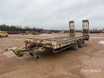 1999 Castera T/A Remorque 2 Essieux Remolque Portamaquinaria