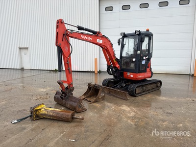 2017 Kubota U35-3 Mini-Pelle を見 Mini Excavator