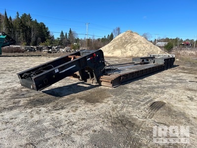 1990 King 50T Tri/A Single Drop Lowboy Trailer