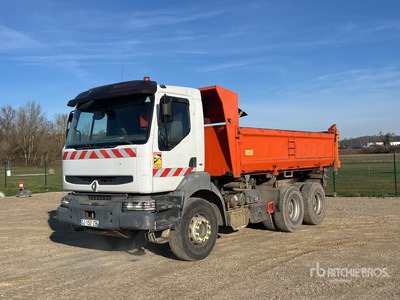 2004 Renault Kerax 6x4 Camion Bi-Benne T/A Camión dumper