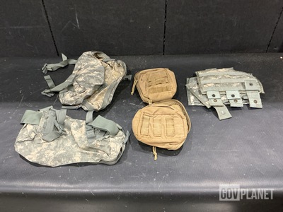 (69) M4 Three Mag Pouches, (64) Monocular Night Vision Pouches & Assorted Items
