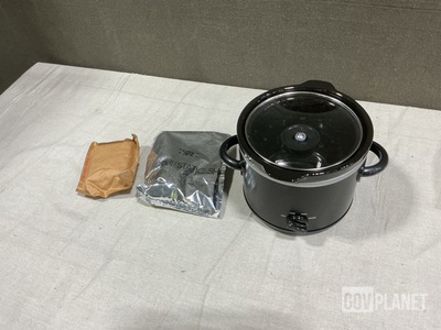 (1) Crockpot, (4) Hybrid Relays, (1) Digital Indicator & Assorted Items