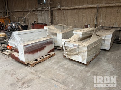 Quantity of (5) Pallets of Rawson Truck tool boxes and fuel cell. - Fits Pickups with a 8' bed.