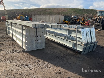 Quantity of (2) New Industrial 100 ft x 50 ft 100' x 50' x 18' Galvanized Steel Framed Storage Building