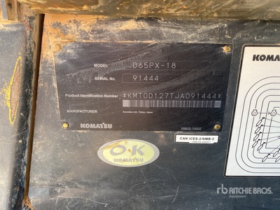 2019 Komatsu D65PX-18 Spycharka gąsienicowa