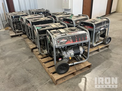 Quantity of (12) Briggs 8.1 kW Groupe électrogène portable