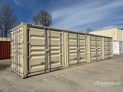 2026 40 ft High Cube Multi-Door Storage Container