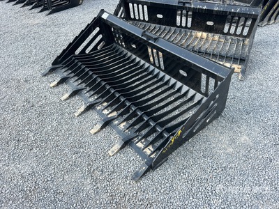 All-Star 72 in Rock Skid Steer Bucket (Unused)