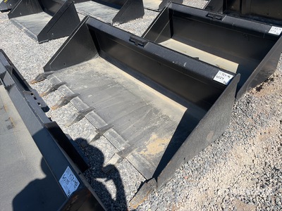 74 in Low Pro w/Teeth Skid Steer Bucket (Unused)