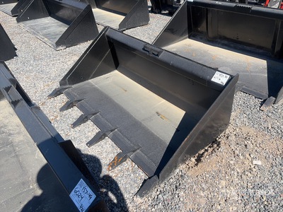 All-Star 60 in Low Pro w/Teeth Skid Steer Bucket (Unused)