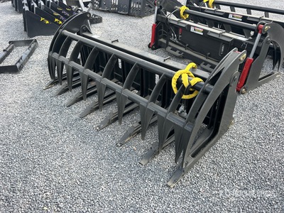 All-Star 84 in Heavy Duty Skid Steer Root Rake (Unused)