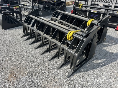 All-Star 84 in Heavy Duty Skid Steer Root Rake (Unused)