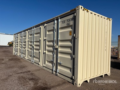 2025 40 ft High Cube Multi-Door Storage Container