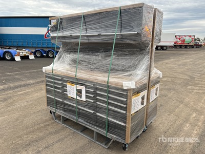 Quantity of (2) LEAP 1830 mm 15-Drawer Workbench (Unused)