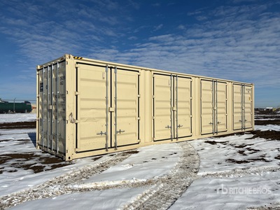 2025 40 ft High Cube Multi-Door Storage Container