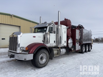 Westech on 2009 Peterbilt 367 8x6 Vacuum Excavator Truck