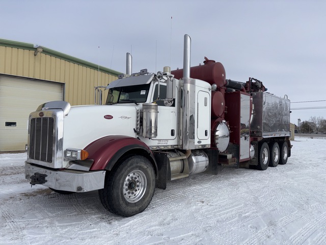 Westech on 2009 Peterbilt 367 8x6 Hydrovac Vacuum Excavator Truck Westech on 2009 Peterbilt 367 8x6 Hydrovac Vacuum Excavator Truck