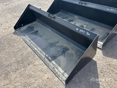 Mid-State 84 In Low Profile Skid Steer Bucket (Unused)