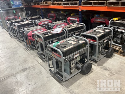 Quantity of (10) Briggs 8.1 kW Groupe électrogène portable