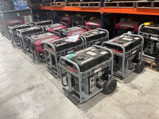 Quantity of (10) Briggs 8.1 kW Portable Generator Set