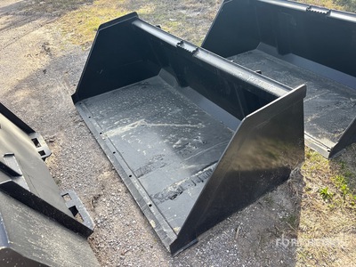Mid-State 72 In Snow & Litter Skid Steer Bucket (Unused)