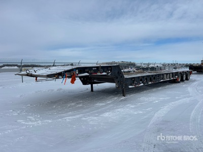 2016 Gerrys KSN201 50 ton 50 ft Tri/A Folding Neck Trailer