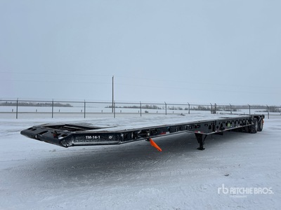 2002 Gerrys OF60-16 48 ft 16-Wheel Flatbed Oilfield Trailer