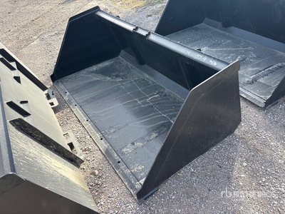 Mid-State 74 In Snow & Litter Skid Steer Bucket (Unused)