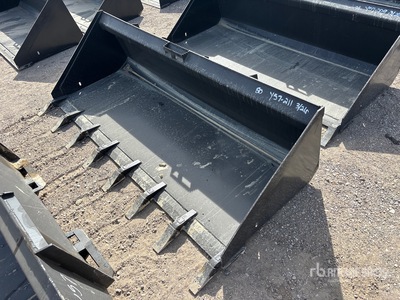 All-Star 80 In Low Pro w/Teeth Skid Steer Bucket (Unused)