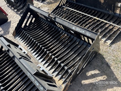 All-Star 80 In Rock Skid Steer Bucket (Unused)