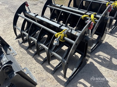 All-Star 78 In E-Series Râteau à racines pour Skid Steer (Unused)