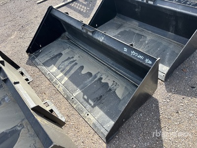 Mid-State 72 In Low Profile Skid Steer Bucket (Unused)