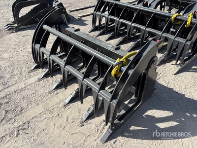 Mid-State 68 In Skid Steer Root Rake (Unused)